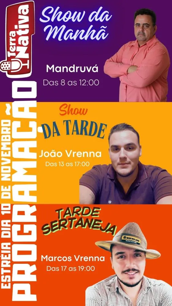Rádio Terra Nativa estreia no Norte do Paraná com cobertura em mais de 70 municípios