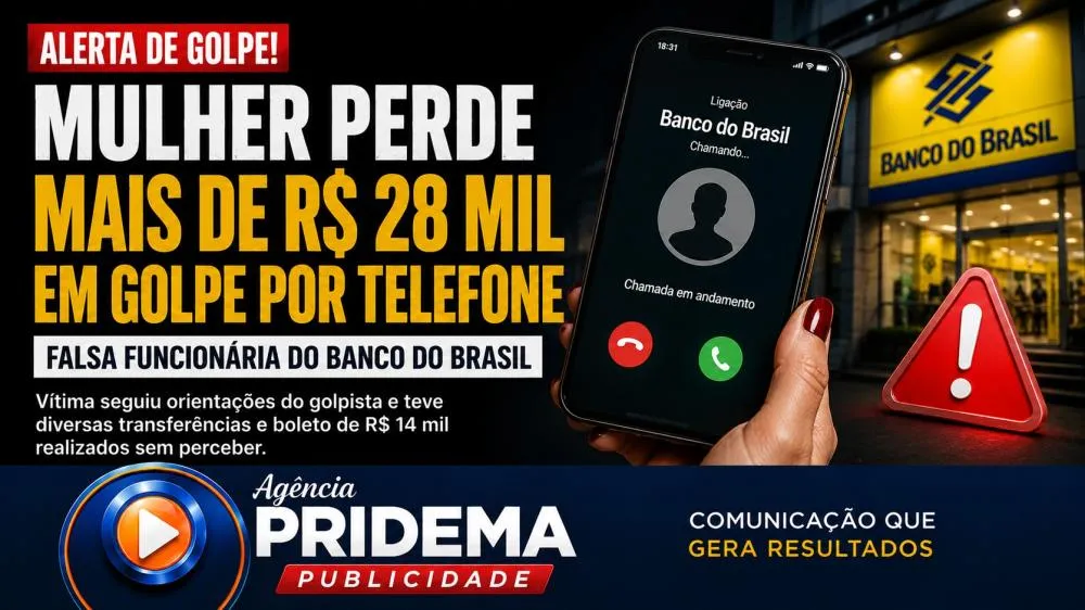 Golpe da falsa funcionária bancária causa prejuízo de mais de R$ 31 mil em Assaí